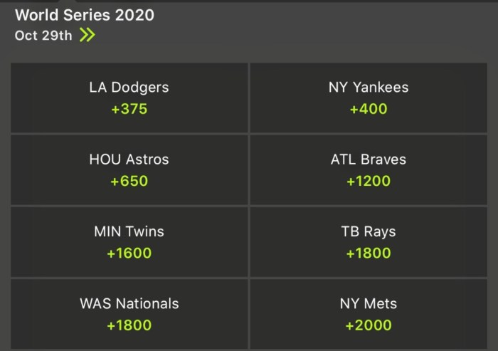 Real money baseball betting